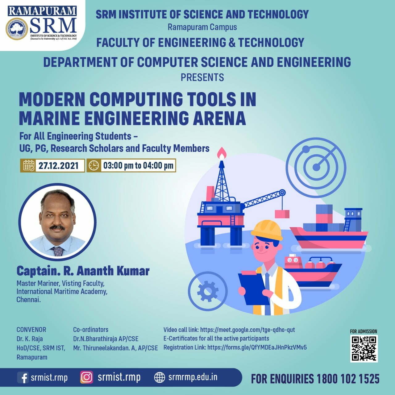 Webinar on Modern Computing Tools in Marine Engineering Arena